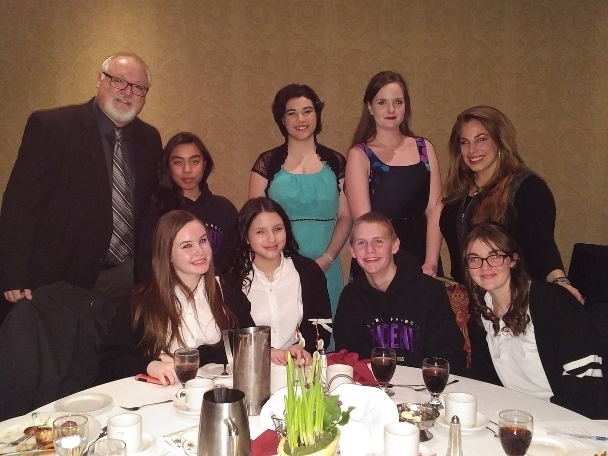 stfphoenix's tweet photo. Saint Francis students and staff at the St. Catharines Right to Life dinner #PHOENIXforLIFE https://t.co/pX7ptUuY2c