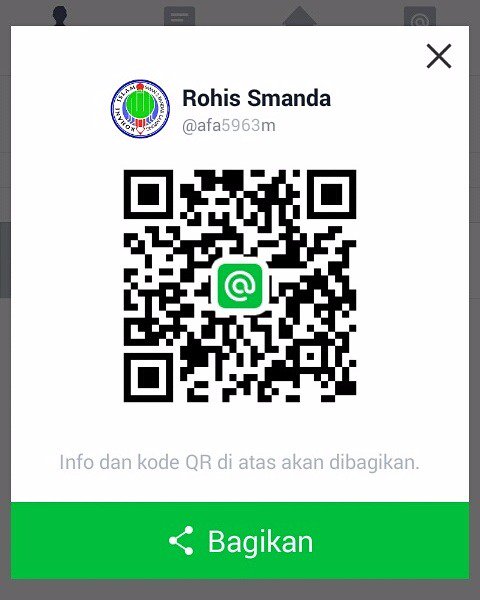 Add akun line official Rohis Smanda untuk dapetin info &amp; berita terupdate.

line.me/ti/p/%40afa596…