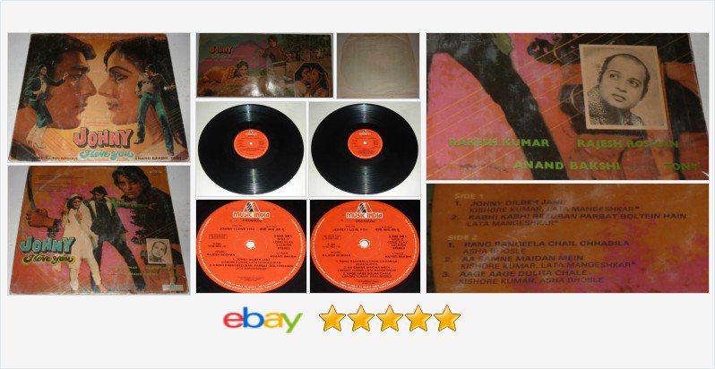 #JohnyILoveYou (1982) - BID NOW - #Vinyl #Record #Bollywood #Hindi #SanjayDutt #RajeshRoshan ebay.co.uk/itm/1119169093…