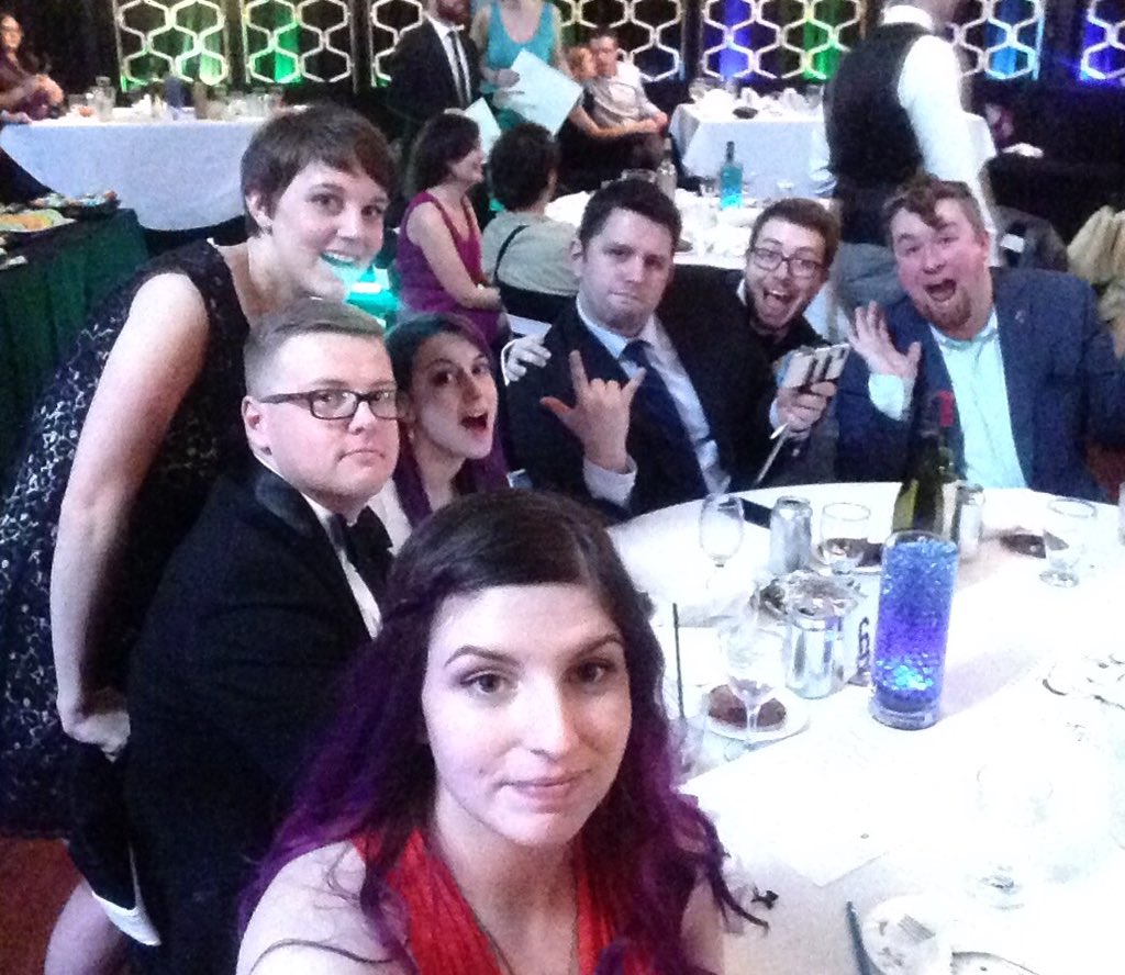 kates_ttv's tweet photo. Look at all these cuties I'm hanging with at the #thurstass wedding. https://t.co/dSFMsISNw7