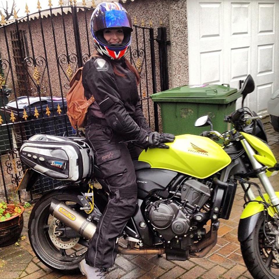 A shout out to all the women out there who ride and rock the right gear!