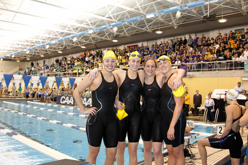 SwimmingWorld's tweet photo. William and Mary Women Complete Upset, Men Also Win CAA Title https://t.co/yPdKeKTRlf https://t.co/HmhA7hCNJo