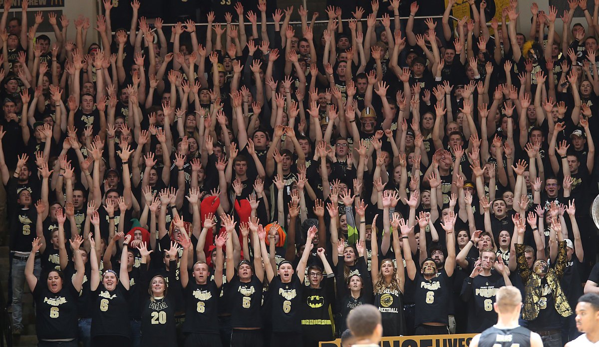 BoilerBall's tweet photo. #Purdue is now 16-1 at home this year, matching the school record for most home wins in a season. #MackeyArena https://t.co/kiVpbyLoWm
