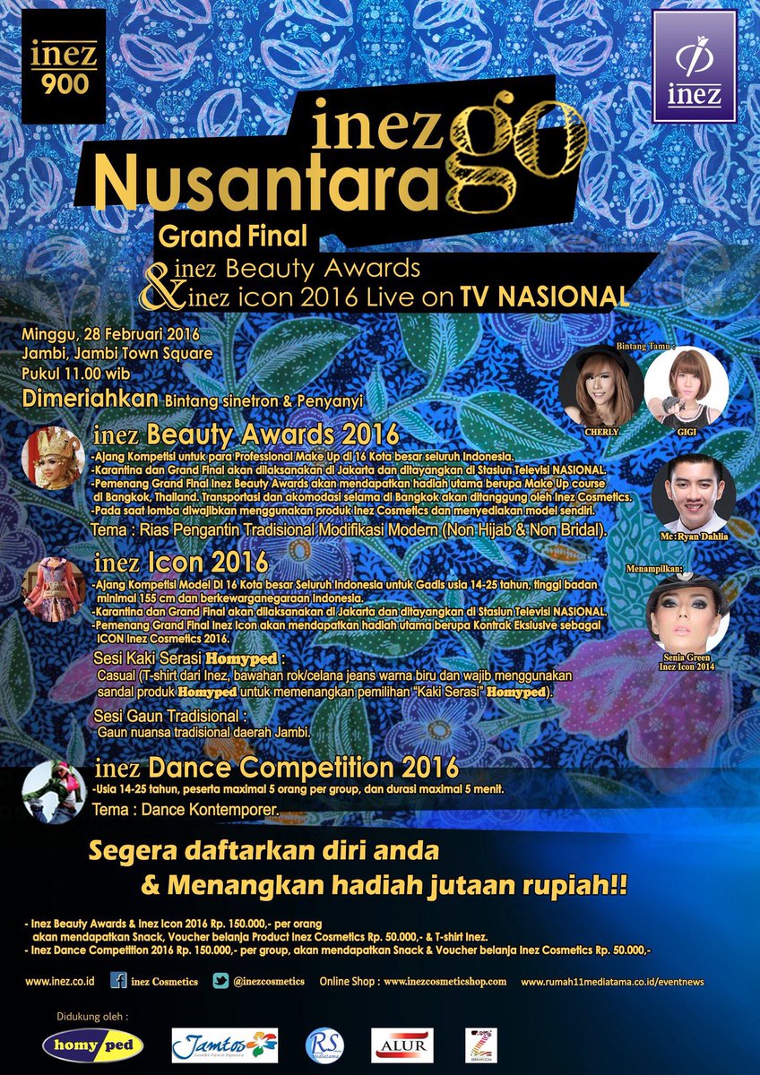 Hari ini <a href="/Cherly7uno/">Cherly juno</a> <a href="/gigigitch/">brigitta cynthia</a> akan perform di Jambi Town Square. Be there cherlyder&amp;cigi jambi!