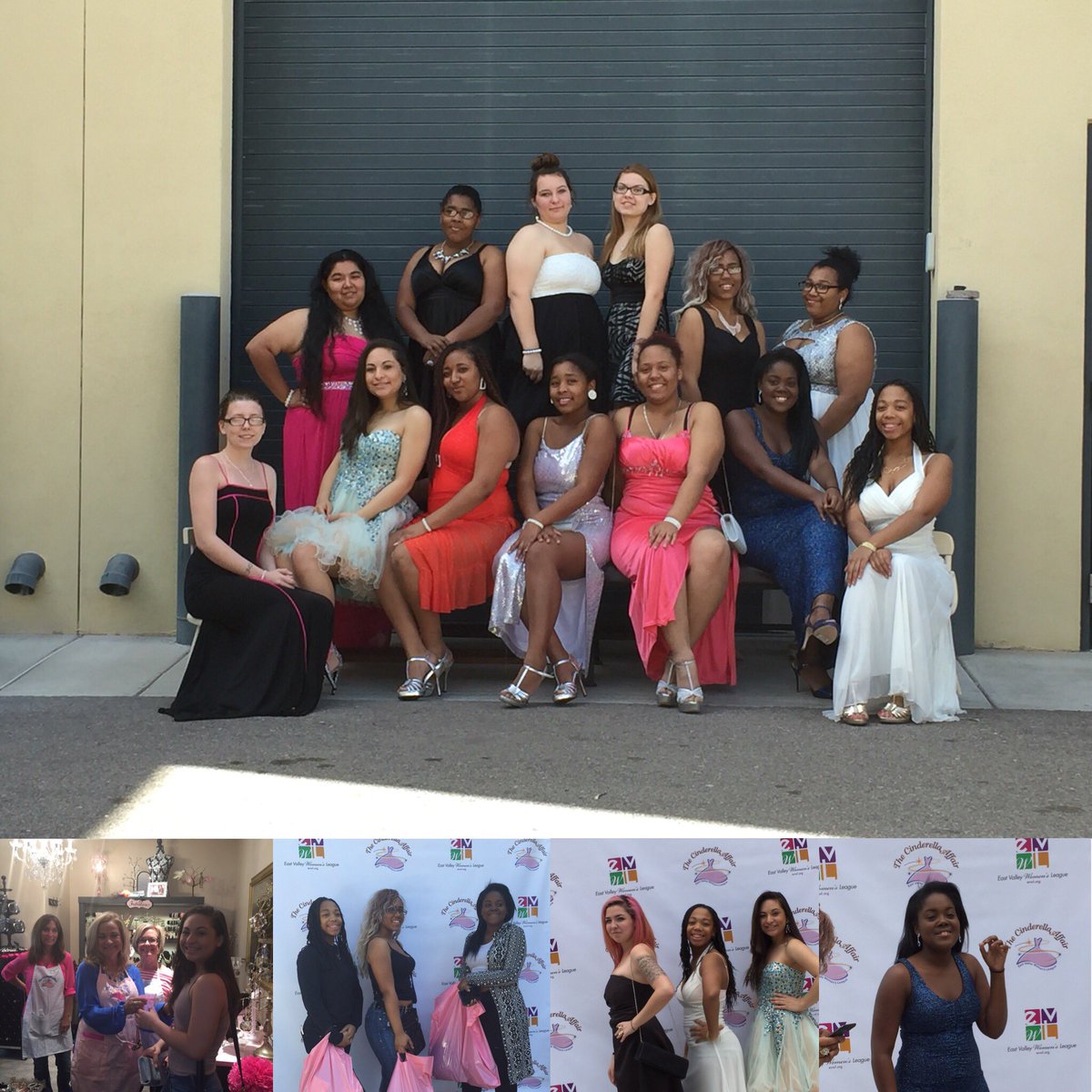 cinderellaffair's tweet photo. What an awesome day helping the Cornerstone princesses find their perfect prom dress! #cinderellaaffair #evwl https://t.co/Mp0zuJYMRr