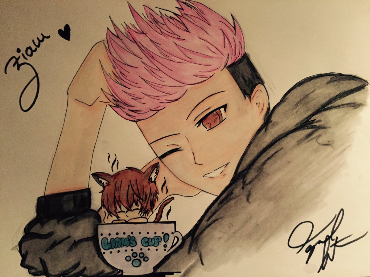 artisticziam_'s tweet image. @zaynmalik &amp;amp; @Real_Liam_Payne i love you two so so much and this is my new Ziam drawing 🙈 hope you two like it 🙊❤️