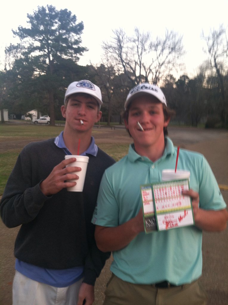 getbuckettsV's tweet photo. Blessed by God to play the game and more blessed to do it with @sammy_golf24243!! #makinghistory #sam😍😍 #repost https://t.co/vaRmFZD9Os