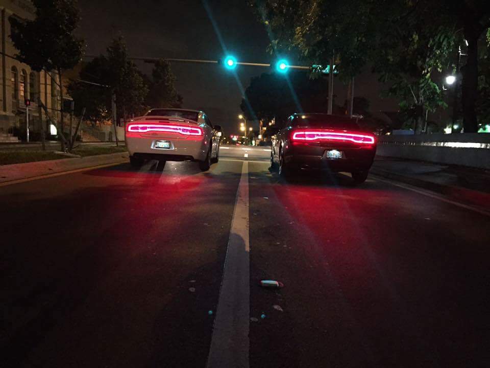 Dodge's tweet photo. Night moves. (Photo credit: Miguel E.) #ThatsMyDodge https://t.co/gfw89EOQnc