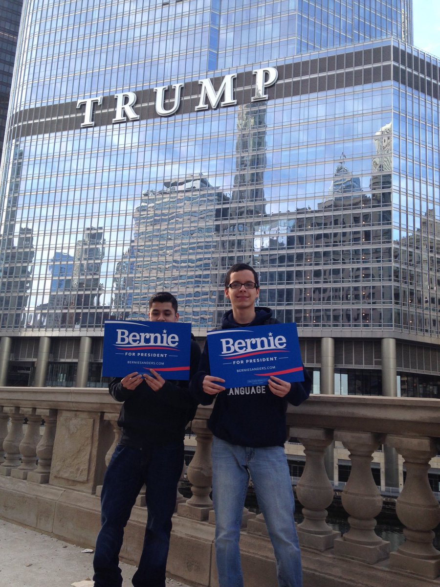 aramirez102's tweet photo. After the #MarchForBernie2 ! #imprezUS @MikvaChallenge @MrPurple60623 @SenSanders https://t.co/bsKZYr0UX4
