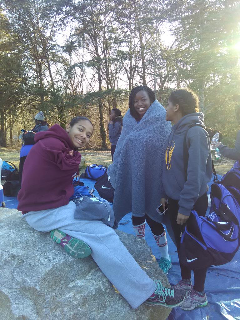 Eddrick1's tweet photo. #chambleehighschool #track team at the #buckheadinvitational in #Atlanta #TrackNation https://t.co/CbOtEkh1DL