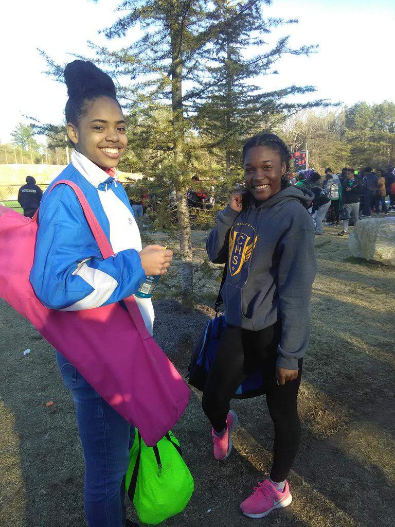 Eddrick1's tweet photo. #chambleehighschool #track team at the #buckheadinvitational in #Atlanta #TrackNation https://t.co/CbOtEkh1DL