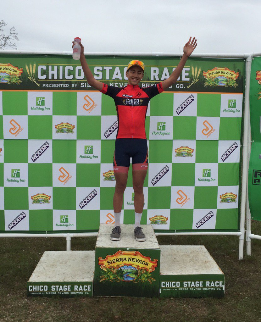 LenSchummer's tweet photo. So stoked! 6th in GC and leading the best young rider classification at #chicostagerace! Crit and TT tommrow! https://t.co/pBQIYv7NVd