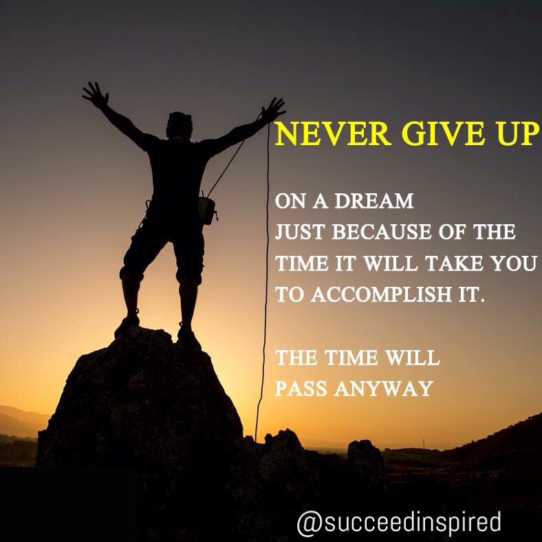SucceedInspired's tweet photo. Do not focus on time, keep your goals in sight and you will get there! #goals #inspiration #motivation #quotes #life https://t.co/y7grm7jrmq