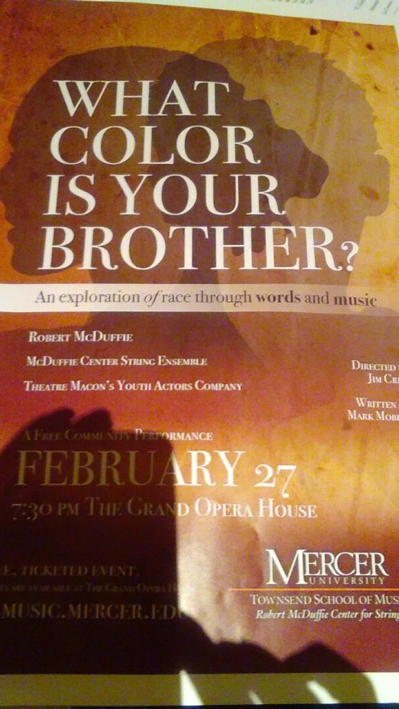 TolbertBrite's tweet photo. She Was Awesome Tonight In What Color Is Your Brother? An Exploration Of Race Through Words And Music https://t.co/yCxE55GsZp