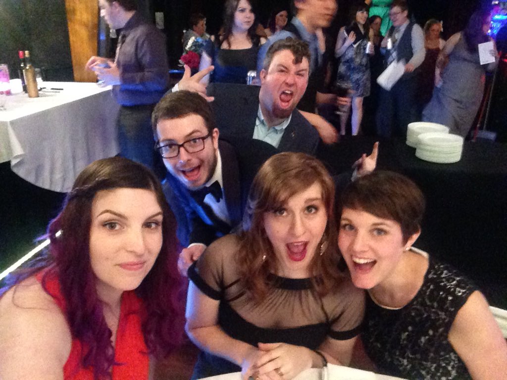 kates_ttv's tweet photo. #thurstass wedding has selfie sticks at each table! https://t.co/nhMjhMl5ON