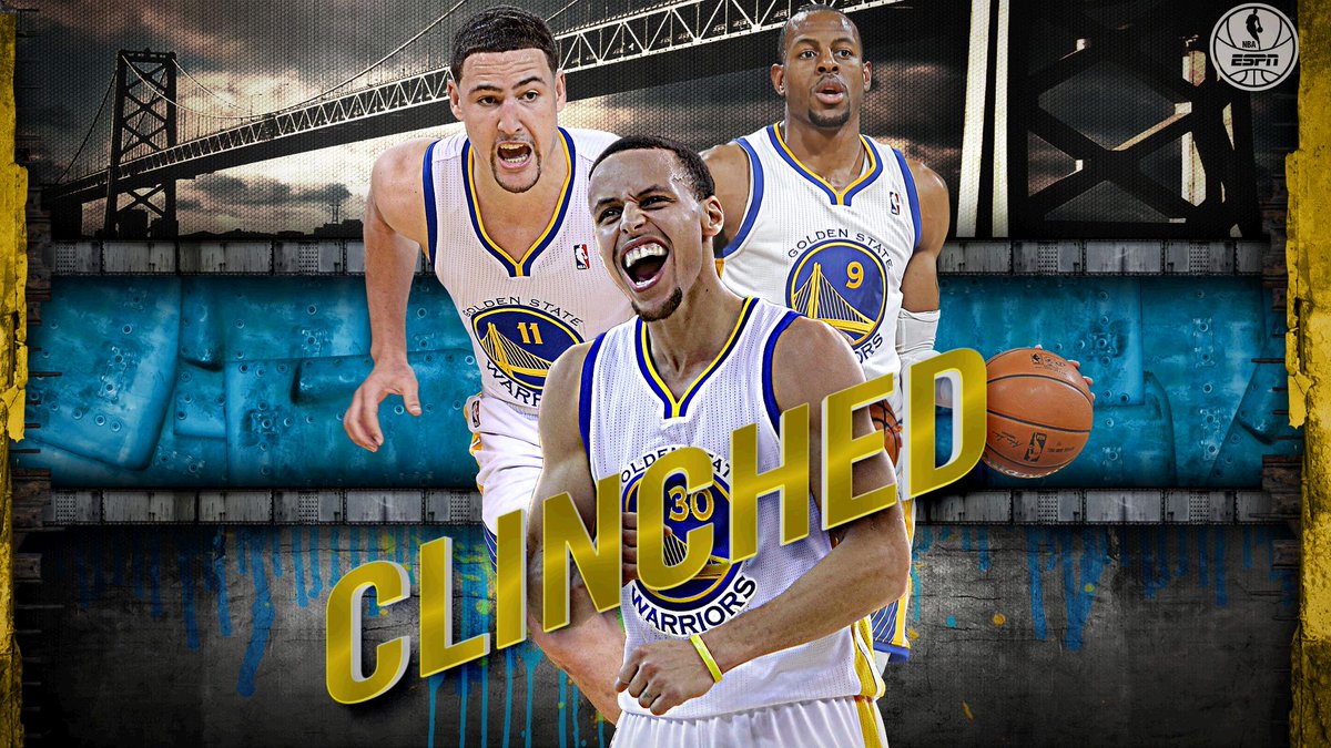 If the game wasn't exciting enough, the Warriors also clinched a playoff spot tonight... in February.