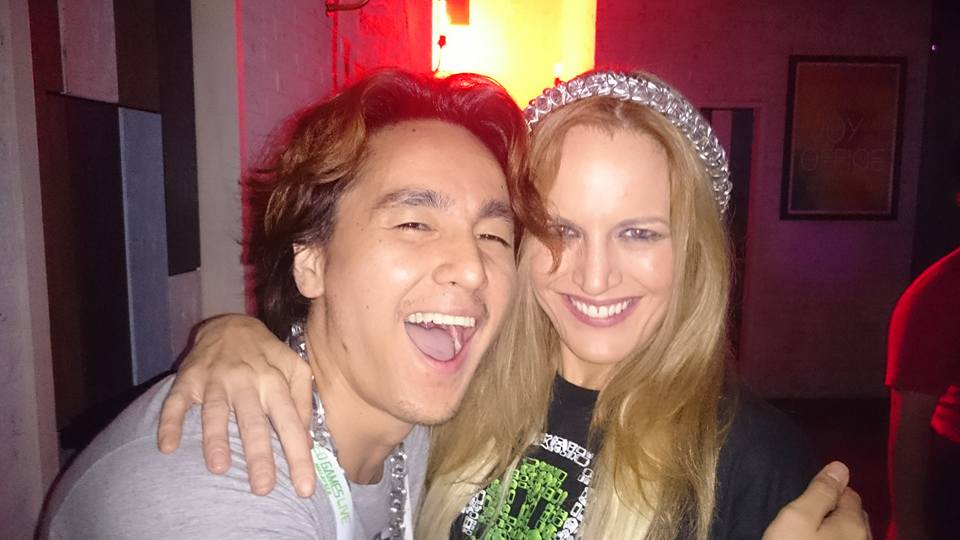 renoXrinko's tweet photo. @eimearnoone Thanks for the show last night! I'm still giddy from all the shouting and manly tears T wT)b #VGL2016 https://t.co/NMQQoZqXOE