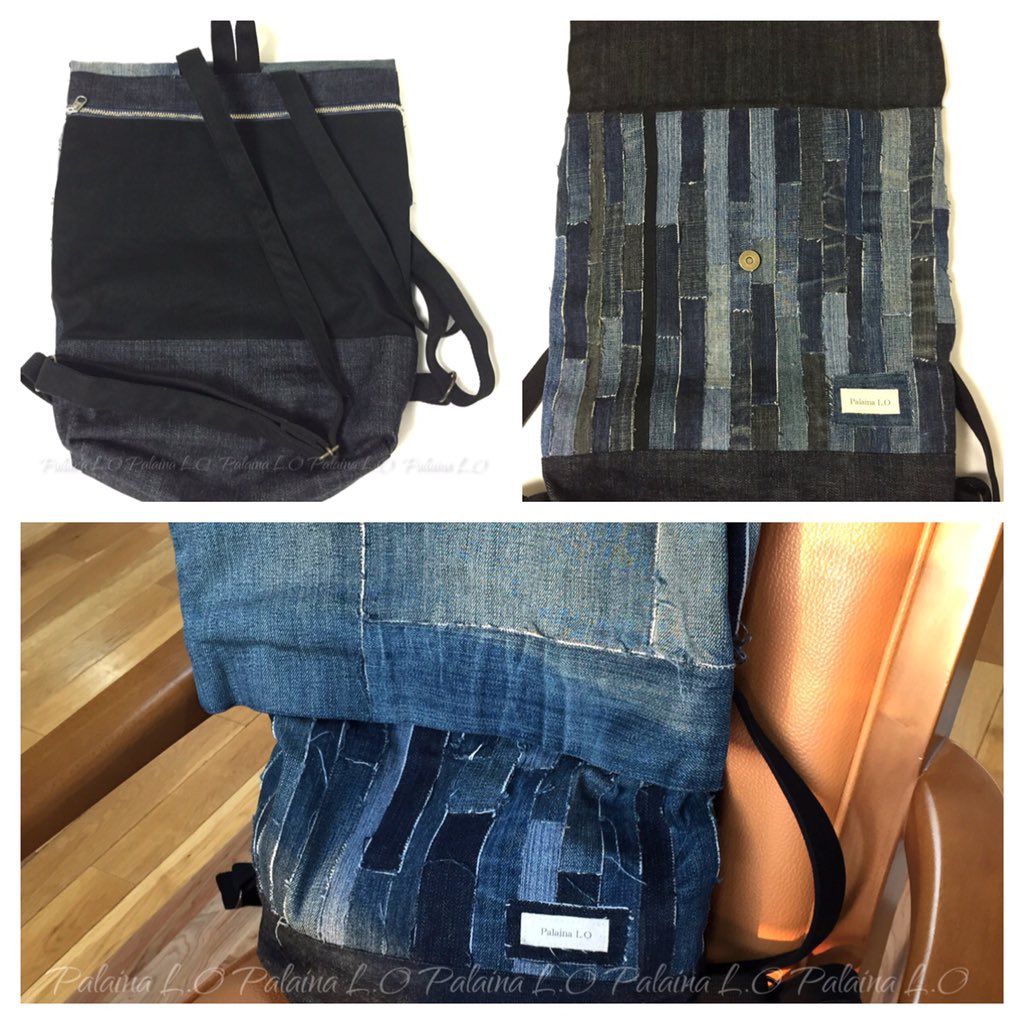 parainalo's tweet image. Hagihagi Backpack ! palaina-lo.com#backpack #bag #denim #denimbackpack #instagood #photooftheday #love