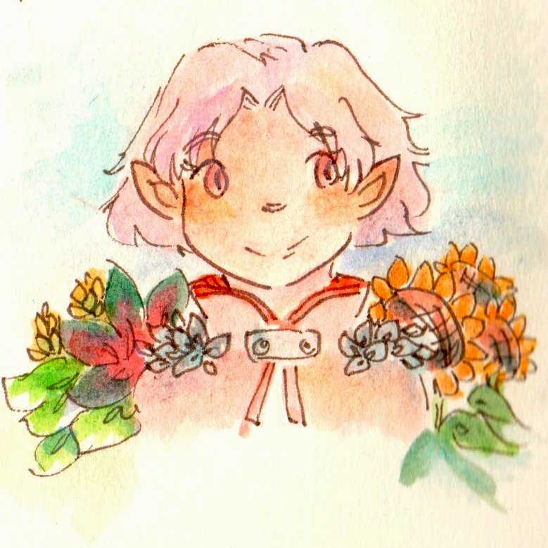 ei_senpai's tweet photo. @ASungrove the pink lala! (with flowers from her friend, the flower lala) https://t.co/pQqbX2zDjJ