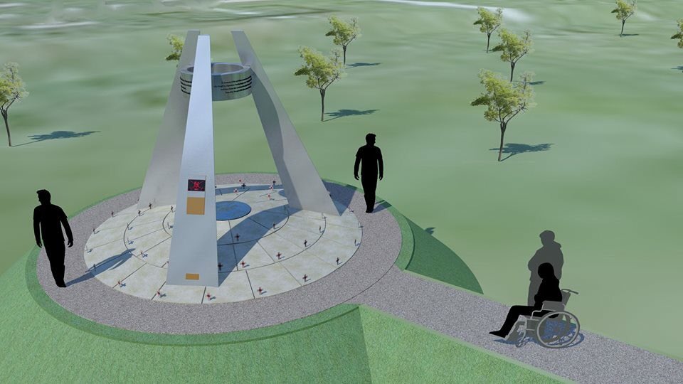 378ATC's tweet photo. Shout out to CivCom&amp; ex @RoyalAirForce Ian Beedles who designed #gulfwar25 memorial being unveiled today! #4yrswork https://t.co/47pjfgkmgS