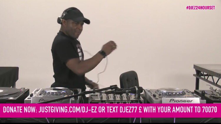 Watched some <a href="/DJEZOfficial/">DJ EZ</a> last night... WENT TO SLEEP.. And he's still DJing and ...dancing. What a g