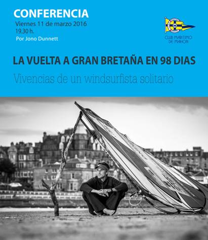 BonVentMenorca's tweet photo. Charla en CMMahón de Jono Dunnet, windsurfista y menorquín de adopción, sobre sus vivencias en la vuelta a G.Bretaña https://t.co/8amsrQfDW7