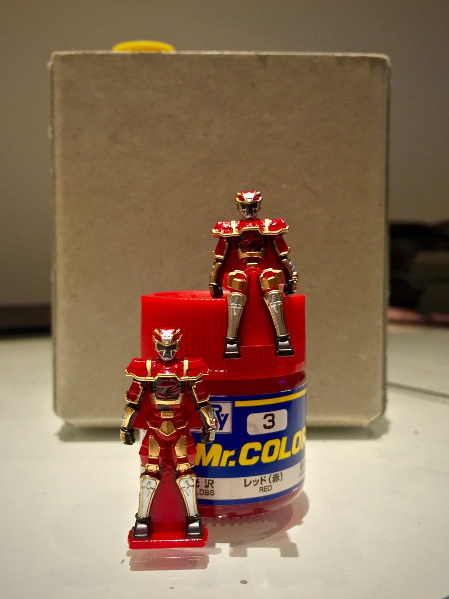 CassInTransit's tweet photo. Tiny Chouzetsu Akaninger (Double!)
#ミニプラ #アカニンジャー超絶 (ミニプラ)
#手裏剣戦隊 #ニンニンジャー #特撮 #Sentai #Megazord #MMPR #Nininger https://t.co/rsShgO9fq5