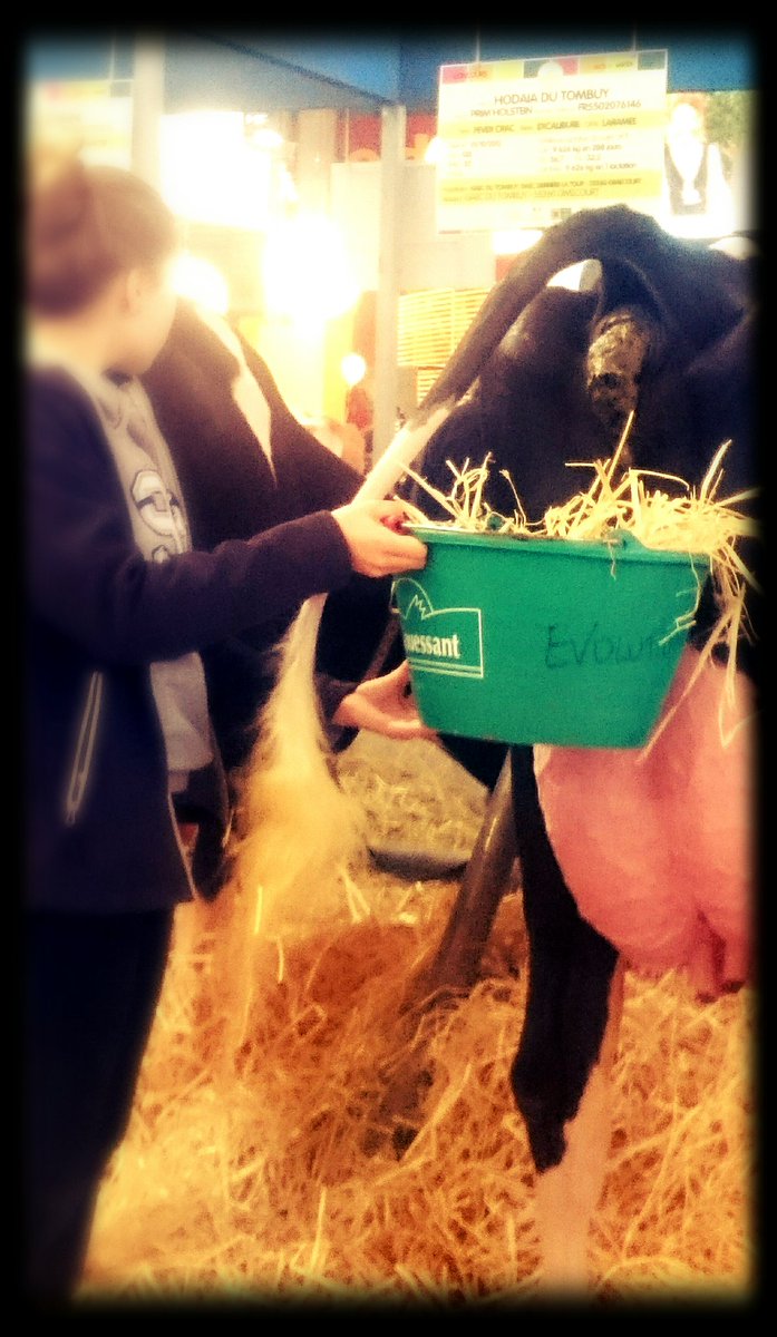 Au #SIA2016, les éleveurs sont vraiment au service de leurs animaux... Cc <a href="/verodelery/">Vero Délery</a>