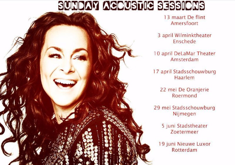 Vanaf volgende maand start <a href="/Trijntje_O/">Trijntje Oosterhuis</a> weer met touren door Nederland! Wie gaat er wanneer? #SundayFunday