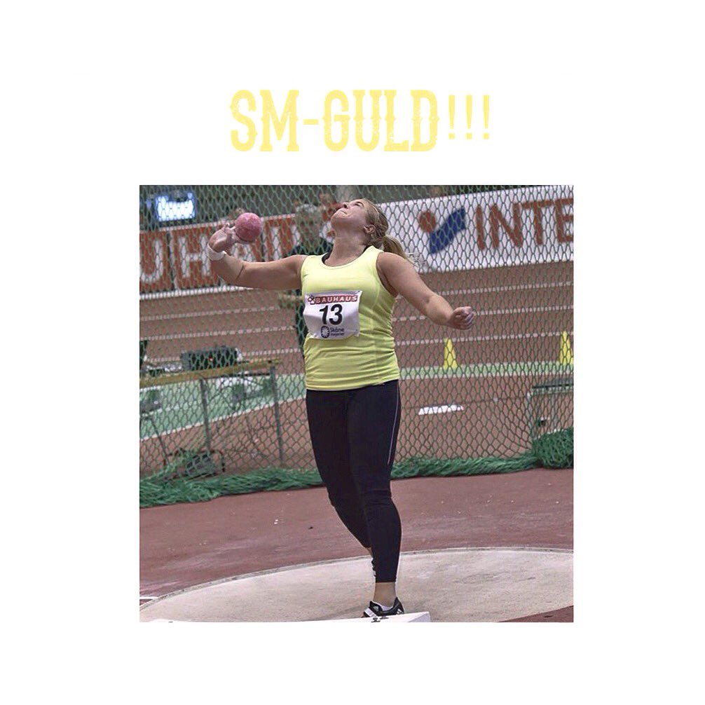 Drottningen av kula! <a href="/roosfanny/">Fanny Roos</a> vann SM-guld igår 🌹 foto: #decatextochbild #svenskfriidrott #smguld