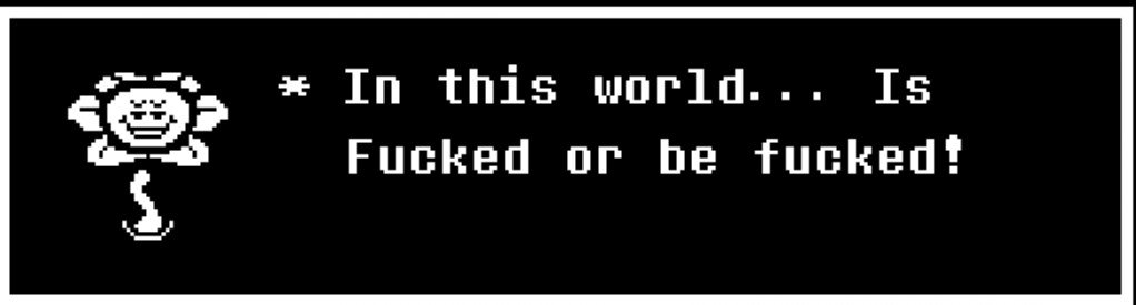 Error_Flowey's tweet image. X'D