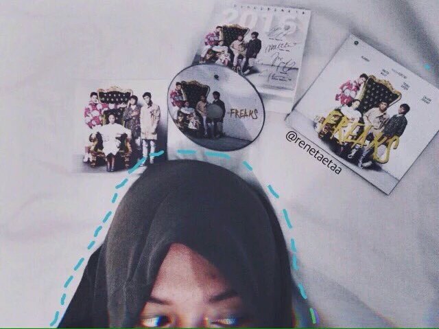 TheFreaksFC's tweet photo. And the last Pemenang Kuis #BeliCDTheFreaks @renetaetaa 💘 so creative! Luv it💙 Followed dear💞 https://t.co/BFoZMqQeZS
