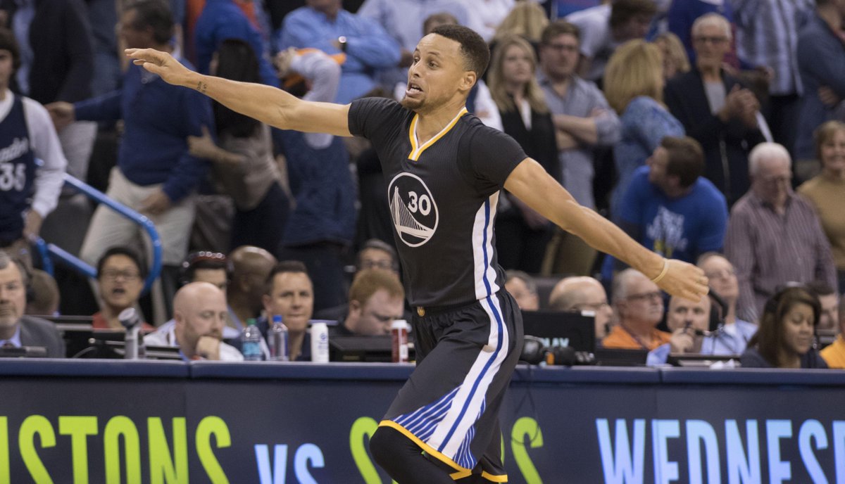 NBA's tweet photo. Steph Curry, captured thru the lens! https://t.co/NUX8sZT58T