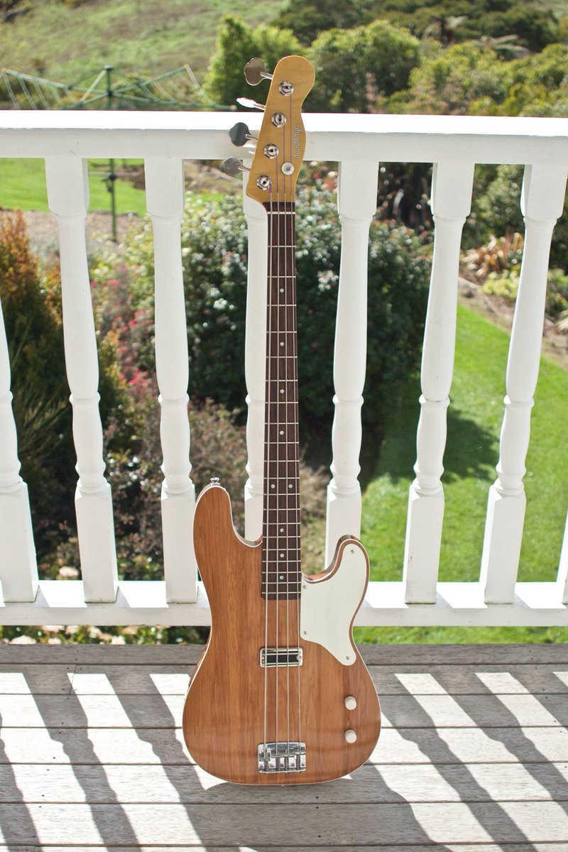 Someone broke into my friends house and stole this bass I made her, if you see it anywhere please let me know.