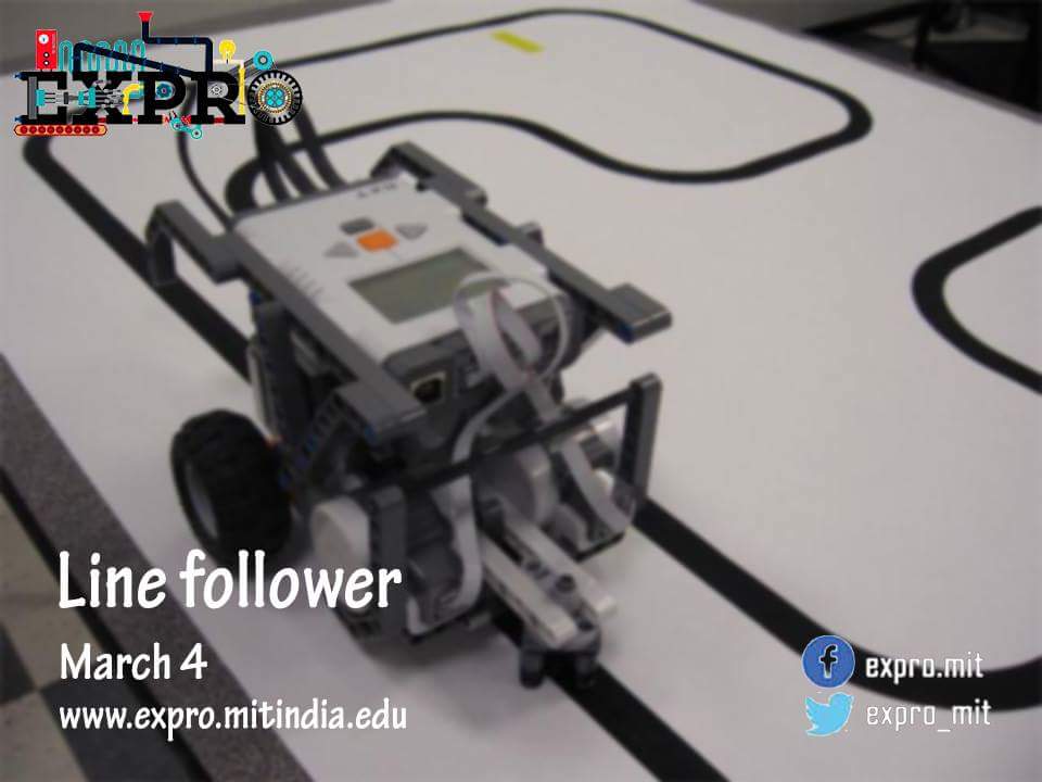 expro_mit's tweet photo. Follow the track a path painted in black ! Line Follower @ EXPRO'16 Visit https://t.co/UtaEEfRdao  #EXPRO2k16 #Event https://t.co/RMWiSNUZwg