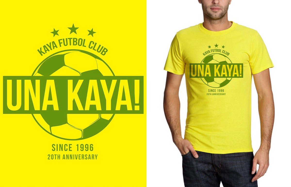 KayaFC's tweet photo. Get a chance to own this limited edition Kaya 20th anniversary shirt when you watch our AFC Cup home game on Mar 8. https://t.co/Gm0bUS2JYx