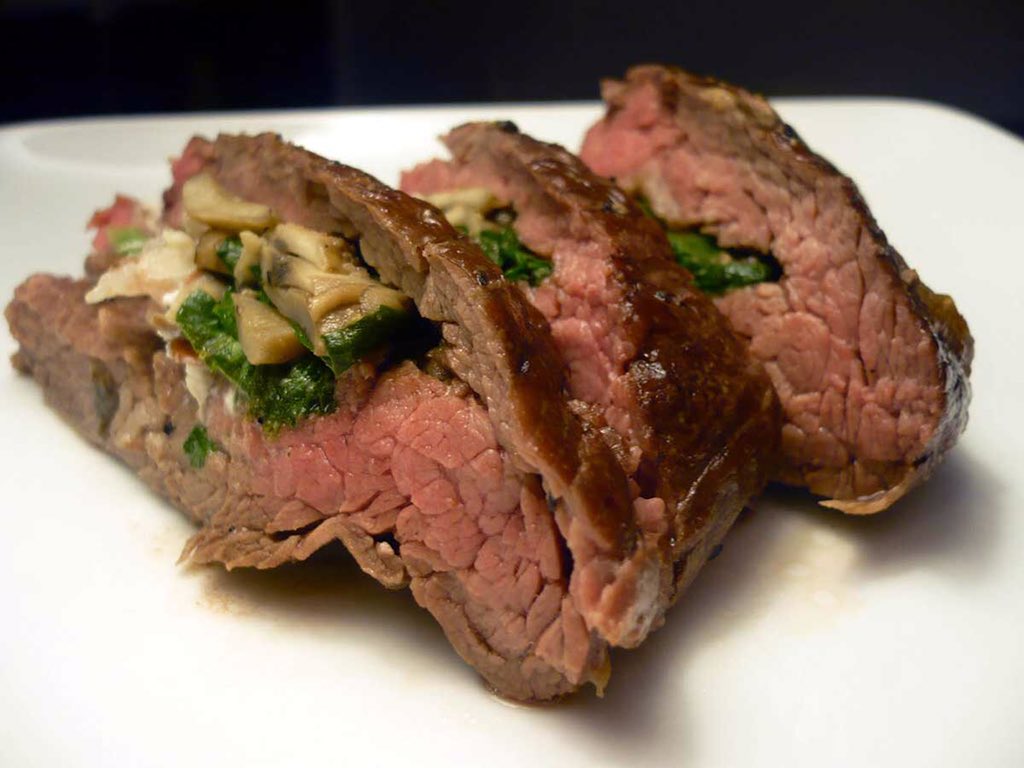 Stuffed steak