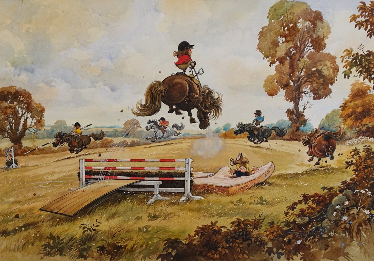 Does the work of Thelwell fill you with nostalgic memories? See more <a href="/MottisfontNT/">Mottisfont</a>: bit.ly/1U5T1lN
