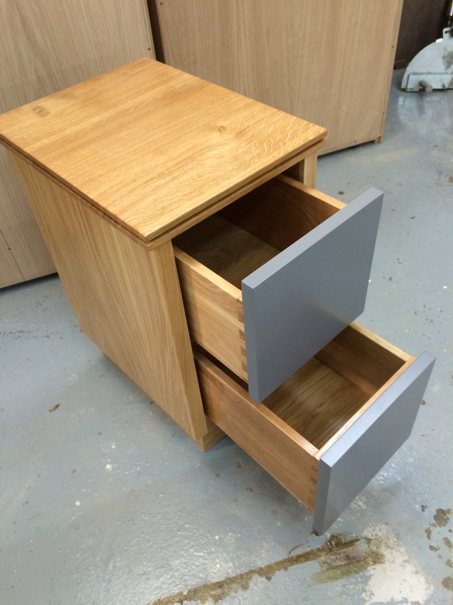 lakeswood's tweet photo. Traditional bedside style with a modern colour twist, just handles to fit #busyweekend #creativityinwood https://t.co/GwbAr3X2J0
