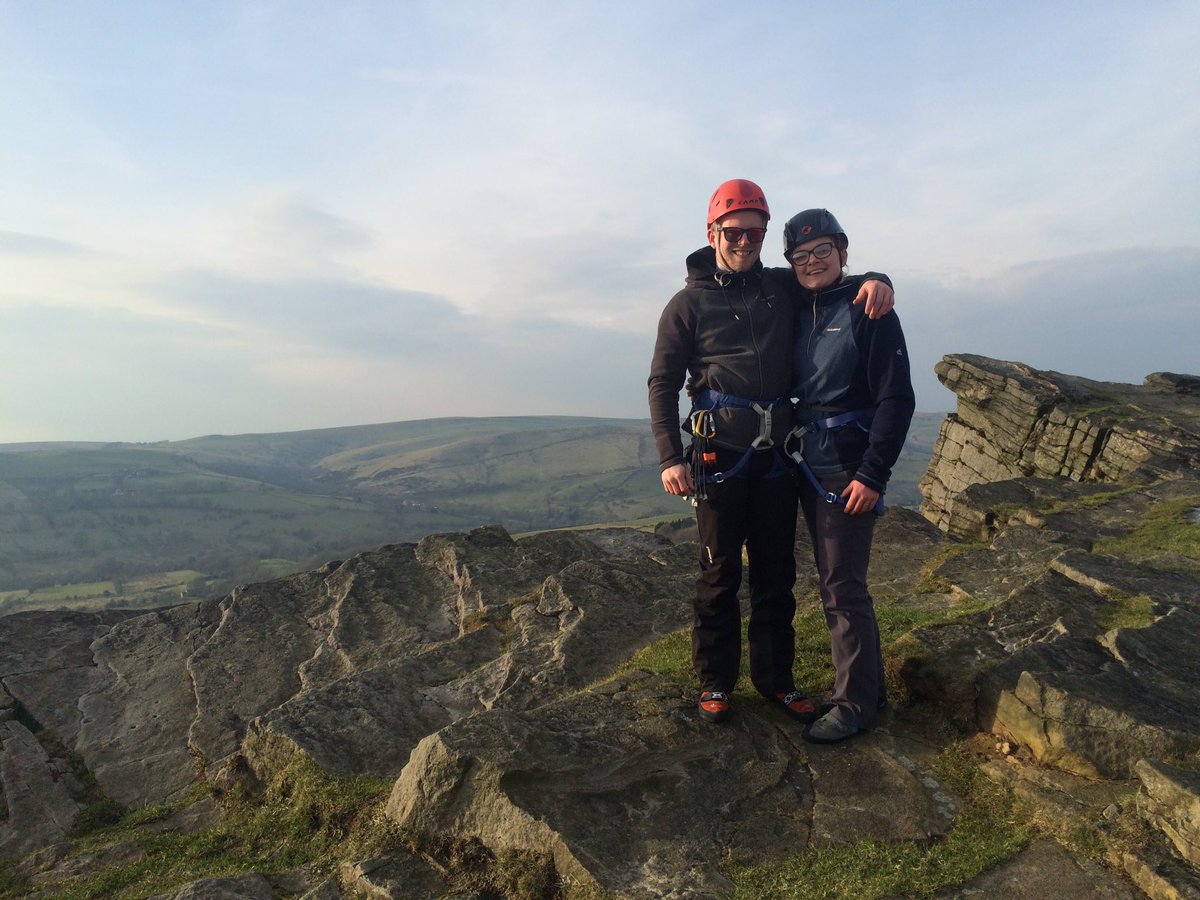 Climbing pics from last week.1st time for on rock 4 this couple an even did some leads! #rockclimbing <a href="/peakdistrict/">Peak District National Park</a>