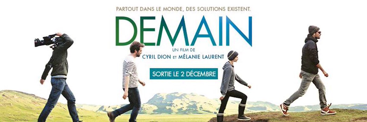 RomainMOUTON's tweet photo. Un autre monde est possible. Passionnant et plein d'espoir @demain_lefilm. Merci M. Laurent, @cdion (et @lobs !) https://t.co/Mp5SekG42i