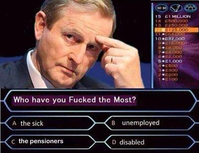 DarcyThink's tweet photo. #FineGael #electionireland #EndaKenny step down. Your a weak leader who is puppeteered and trained by your handlers https://t.co/TJ3lTXDuoS