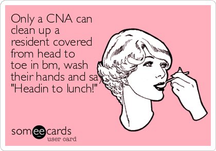 FunnyCNA's tweet photo. #yum #cna #whocanrelate https://t.co/IBJIVtrpdG