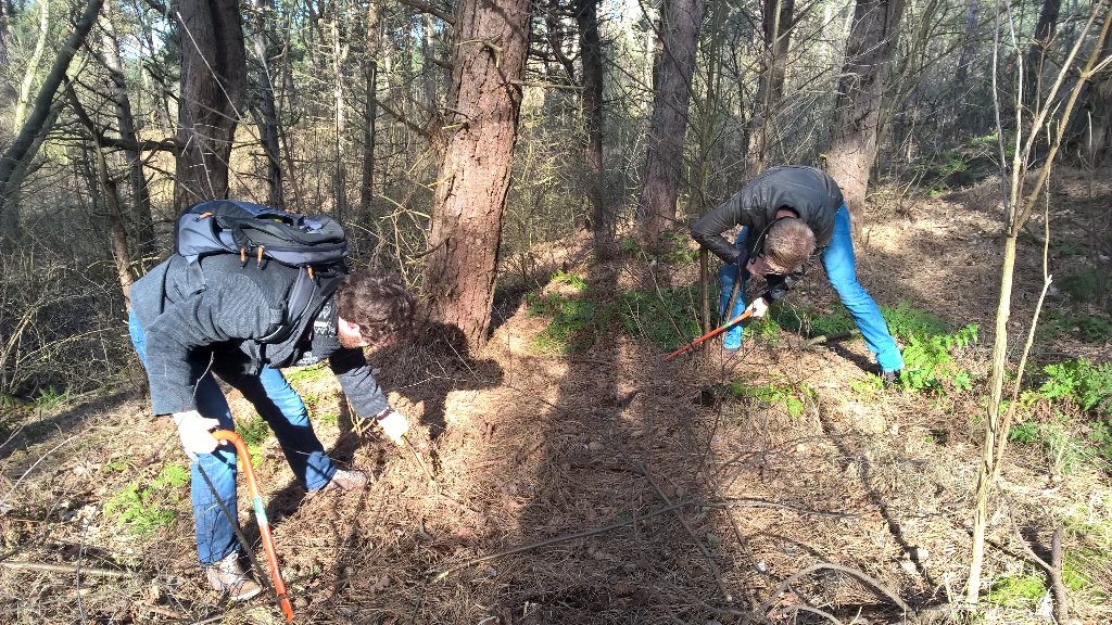 Er wordt hard gewerkt in de natuur. Hakken, knippen, zagen, we doen het zonder klagen! #sacculina #lbc