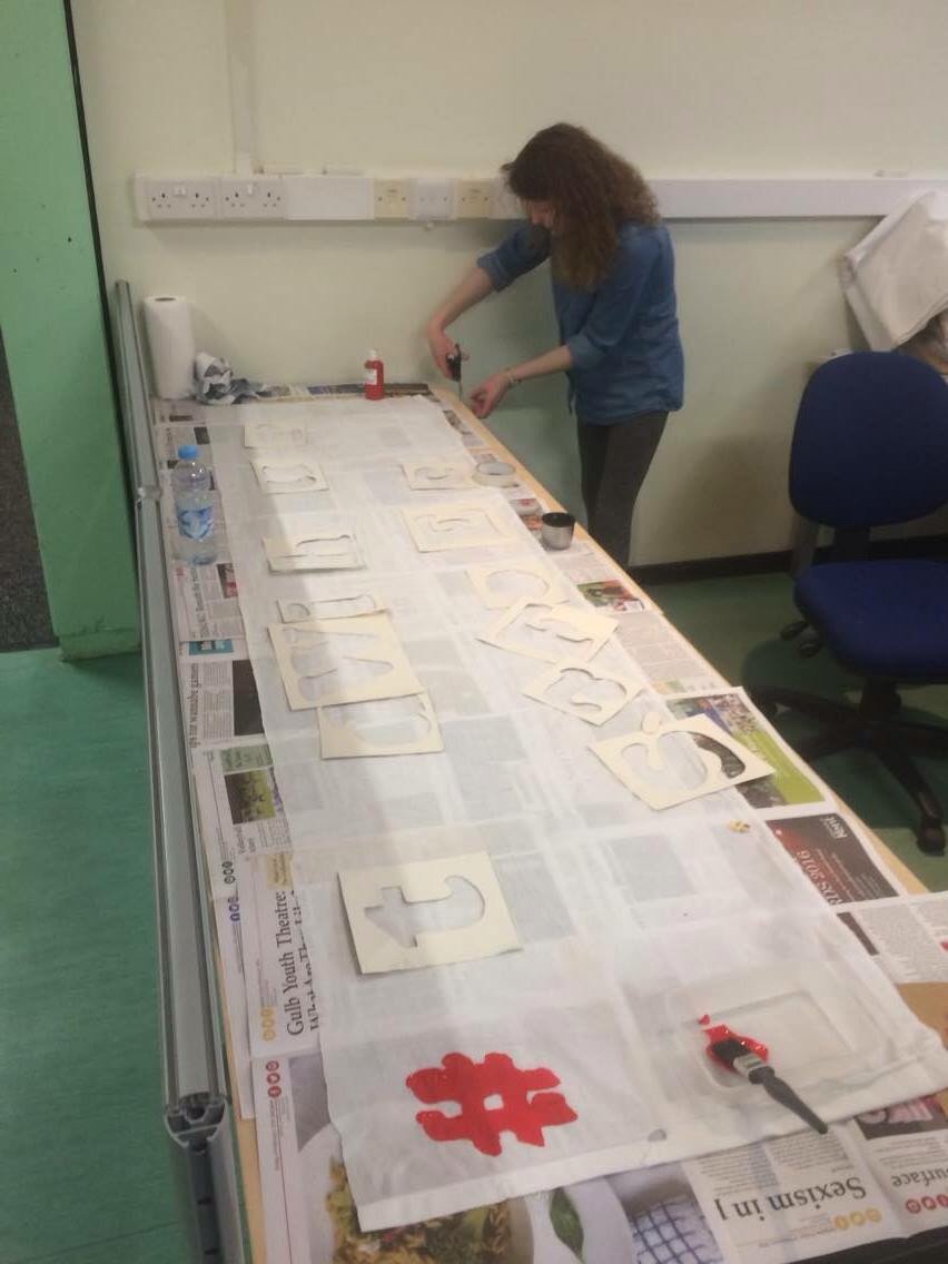 StandwithStuart's tweet image. We’re busy making our banner for campaign week! Keep your eyes peeled and #StandwithStuart!