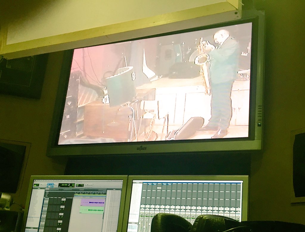 LoverTheBand's tweet photo. The incomparably lovely &amp; talented @TerryEdwardsEsq came in to put some glorious noise on our album. https://t.co/osogsSyroq