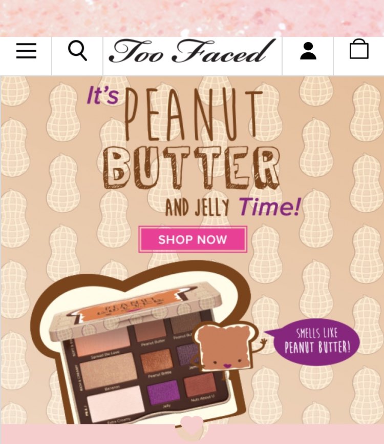SYT_MAG's tweet photo. #NewMakeUpAlert Too Faced Peanut Butter and Jelly Palette is out now! (£28) ⭐️ https://t.co/Eh5XLyriea https://t.co/jLrlTe2SqM