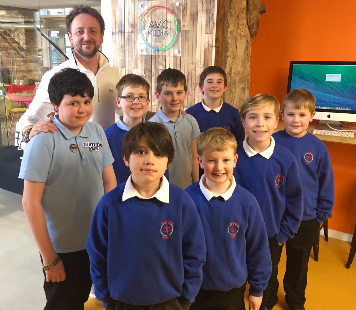 AVCImmedia's tweet photo. Danestone Primary Media Club meet at AVC for Golden time, employees of the future!? #avcmedia #danestoneprimary https://t.co/XLVZ4pNiBO