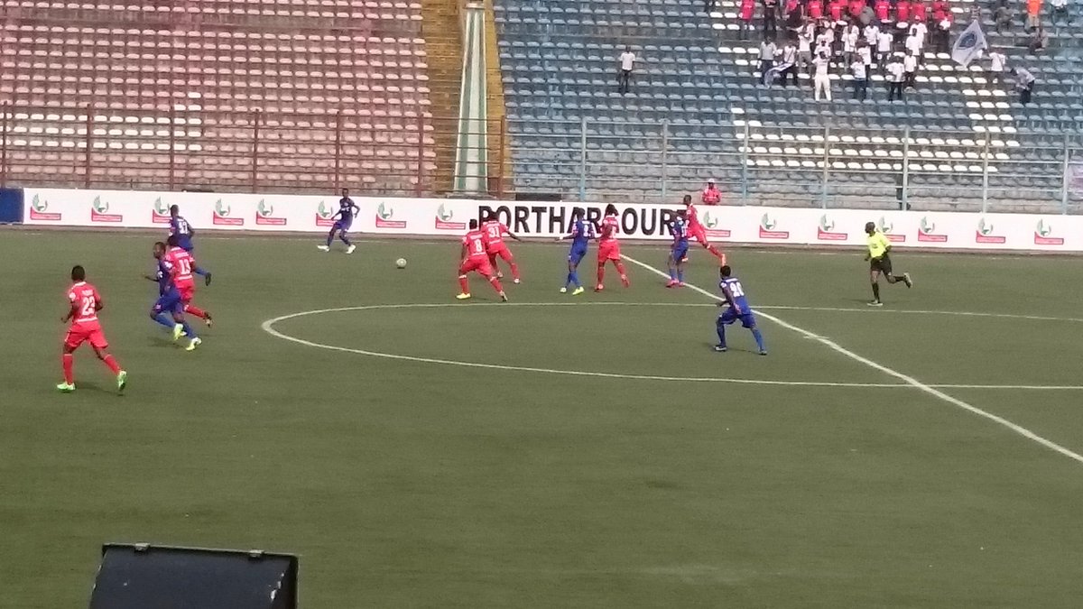 Live now. Rivers United F. C. plays host to F. C. Ifeanyi Uba at the Yakubu Gowon Stadium, Elekahia, Port Harcourt