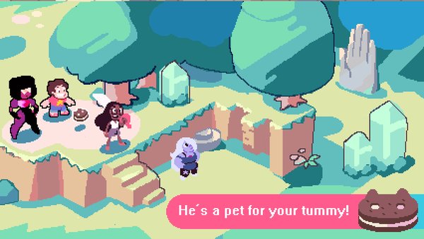 castpixel's tweet photo. plz RT:Would you play a #pixelart Steven Universe game like this? Should I try pitching to @CNGames again? #gamedev https://t.co/xw8cbHx3mg